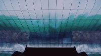 震驚了我的眼球！LG OLED把“瀑布”搬到了展會(huì) 2.gif